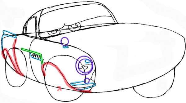 Финн Макмисл рисунок этапно