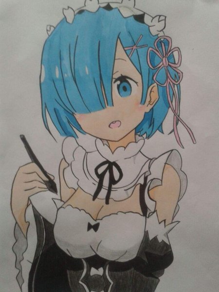 Re Zero рем для срисовки