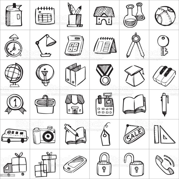 Пиктограммы от руки