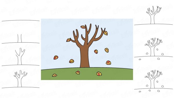 Поэтапное рисование цветы