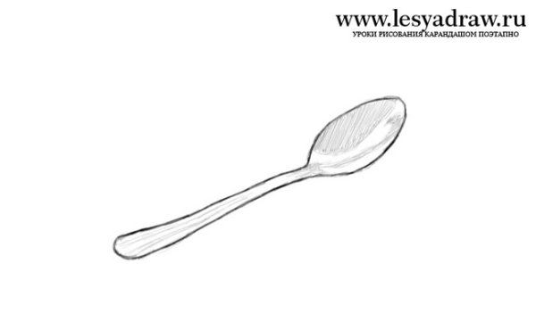 Ложка раскраска