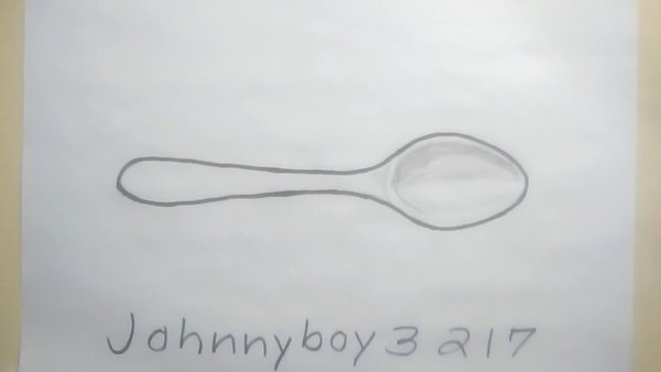 Начертить ложку