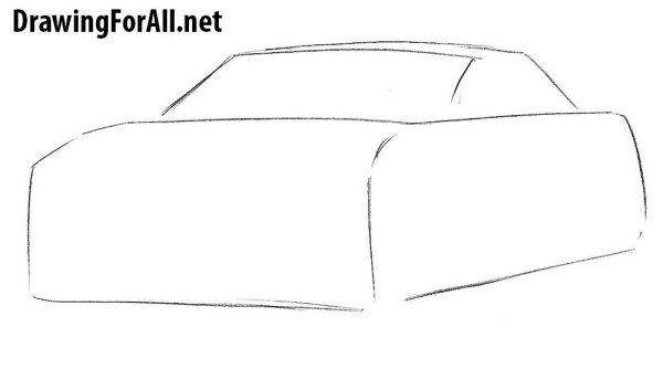 Рисунки машины карандашом для начинающих Шевроле
