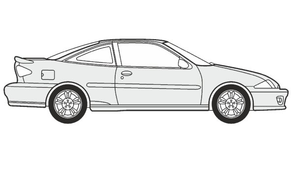 Шевроле рисунок карандашом сбоку