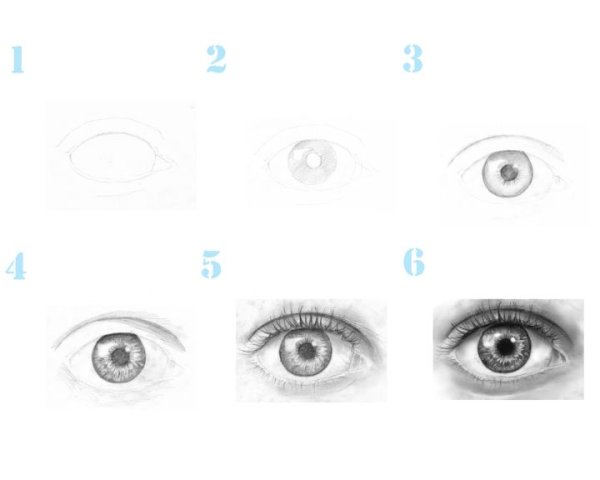 Зрачок поэтапно