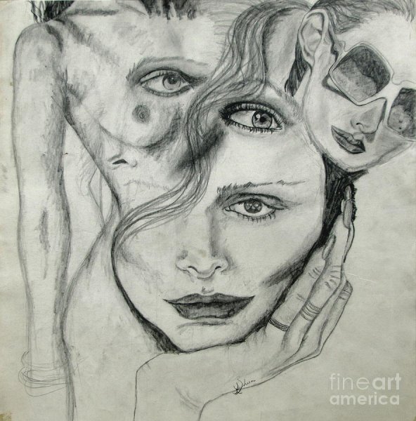 Коллаж карандашом простые