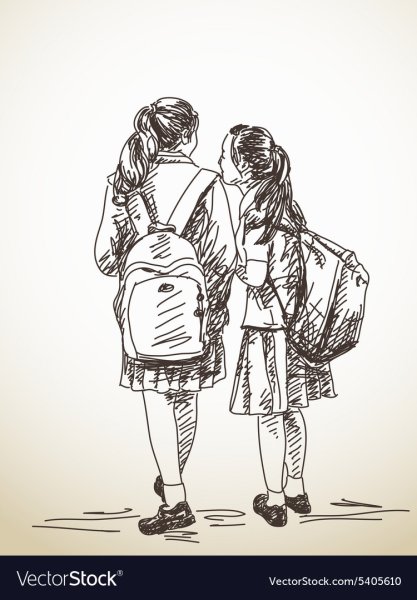 Наброски двух людей