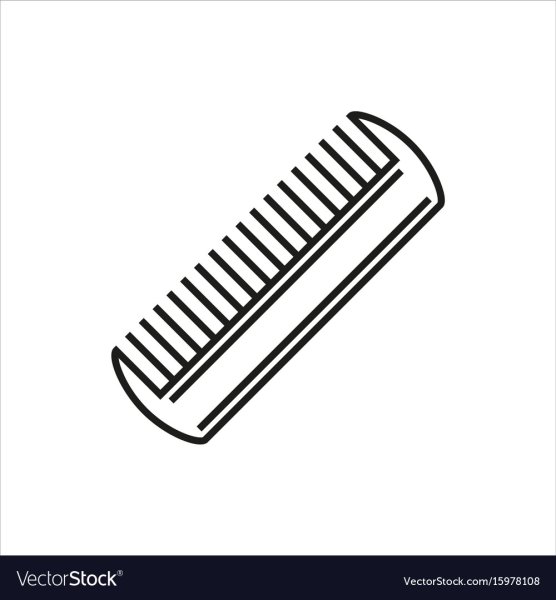 Расческа раскраска для малышей