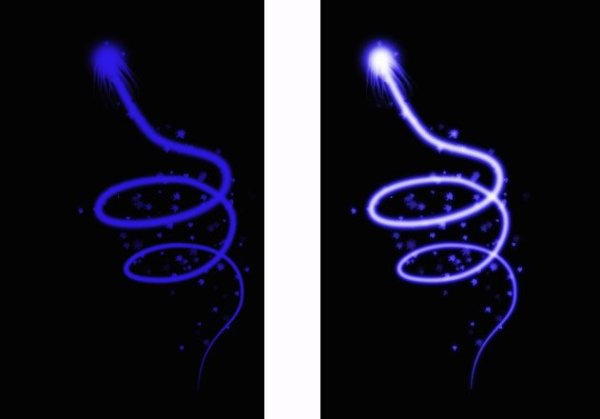 Свечение в САИ