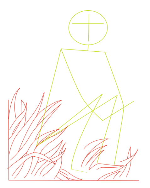 Поэтапное рисование Кикиморы