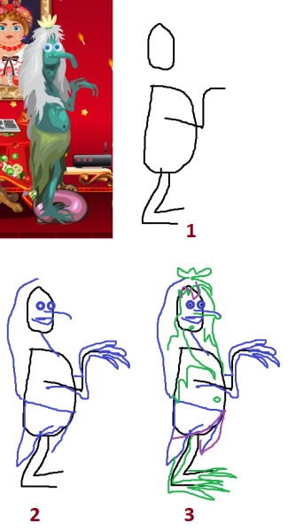 Иллюстрация к симфонической миниатюре Кикимора Лядова