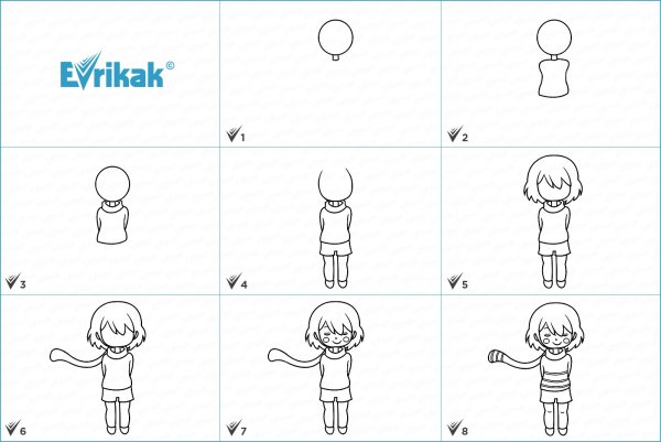 Фриск поэтапно