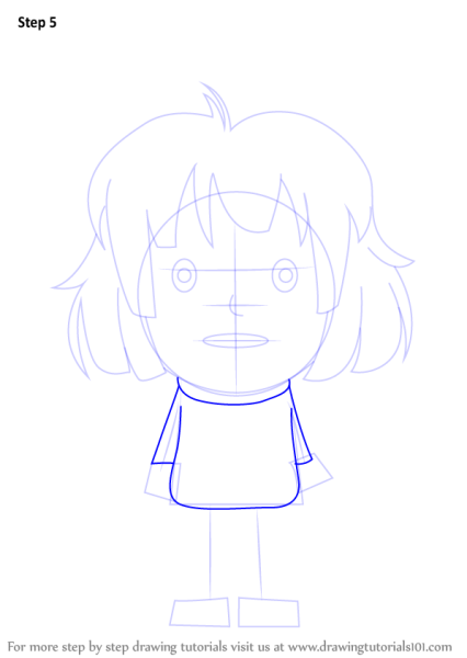 Фриск рисунок карандашом с открытыми глазами