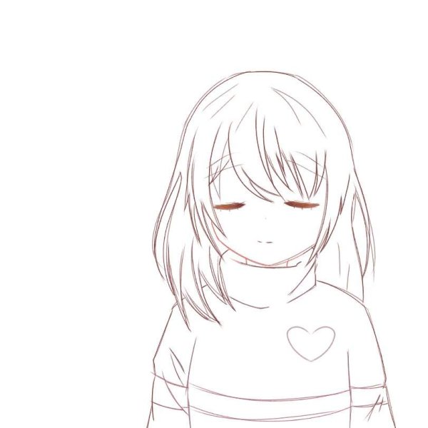 Фриск для срисовки