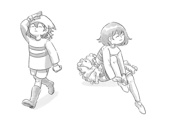 Фриск и души детей раскраски