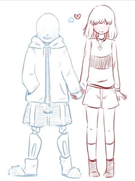 Рисунки андертейл Фриск