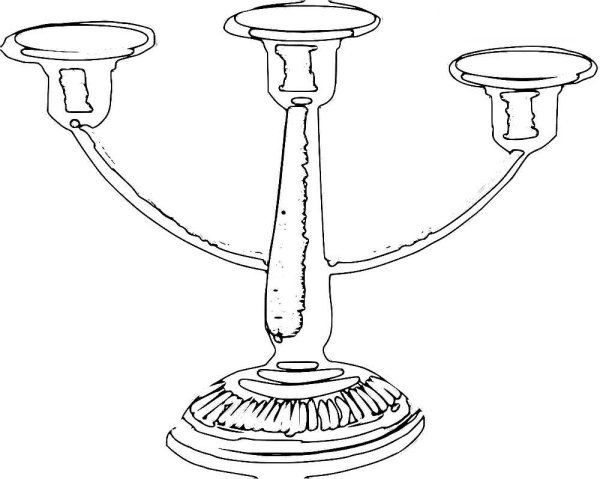 Люстра раскраска