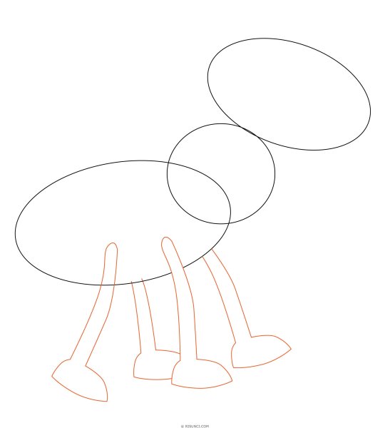 Поэтапное рисование муравья для детей