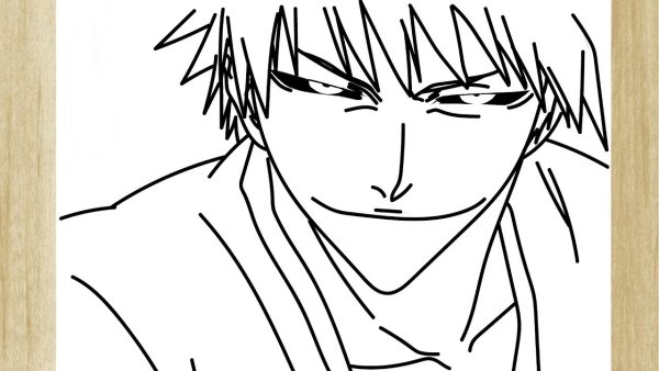 Смешные раскраски Блич Ямамото