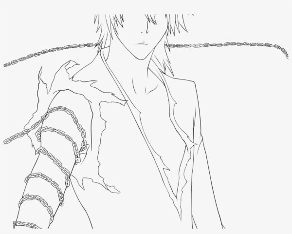 Ичиго раскраска