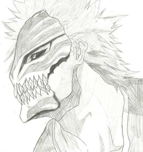 Ичиго Куросаки раскраска