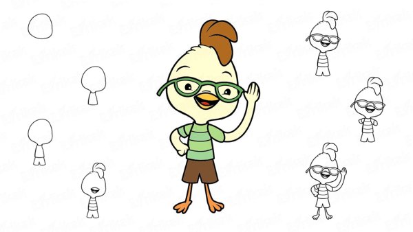 Как нарисовать цыпленка