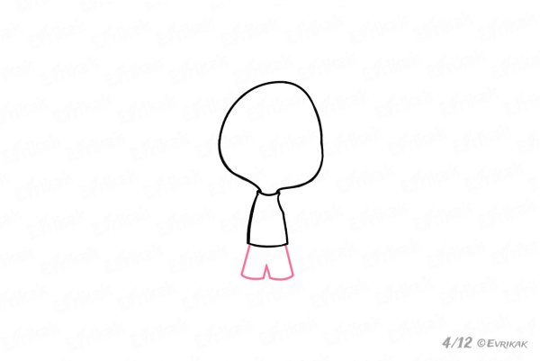 Рисование птицы пошагово