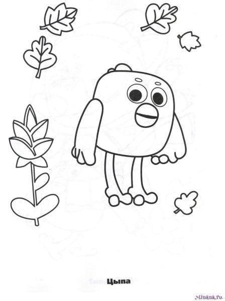 Рисунок попугая Кеши