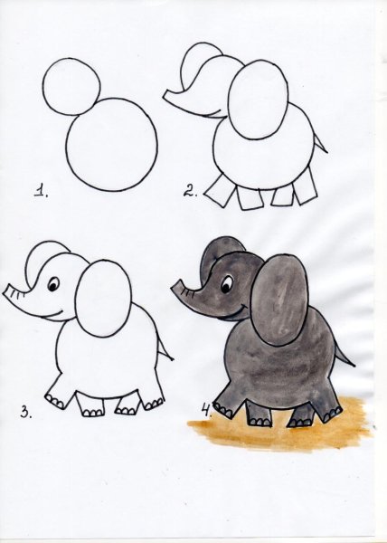 Как нарисовать сову из вини пуха