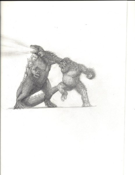 Рисунки Годзиллы ghjnbd rjyuf