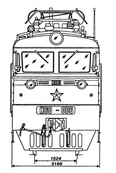 Вл-60 электровоз чертеж