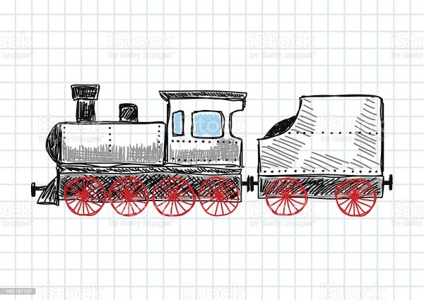 Нарисовать Локомотив