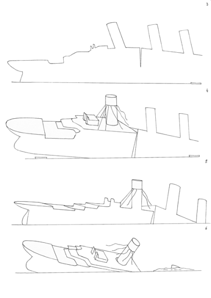 Нарисовать Титаник