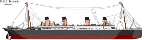 3 Корабля Титаник Британик Олимпик