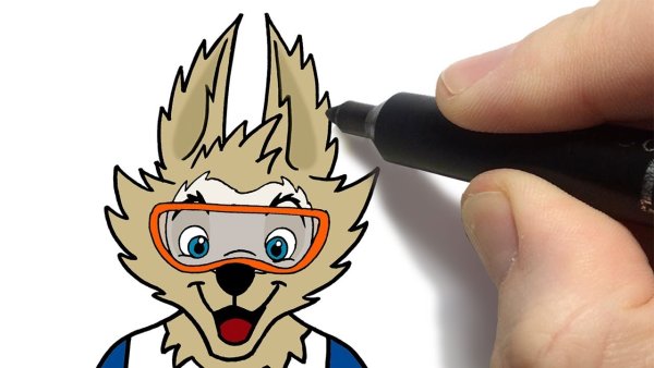 Раскраски футбол Чемпионат мира 2018 Забивака