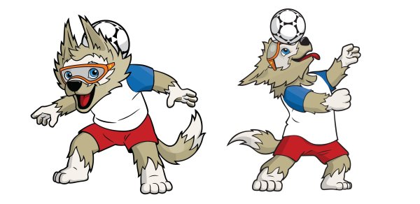 Волк Забияка талисман ЧМ 2018