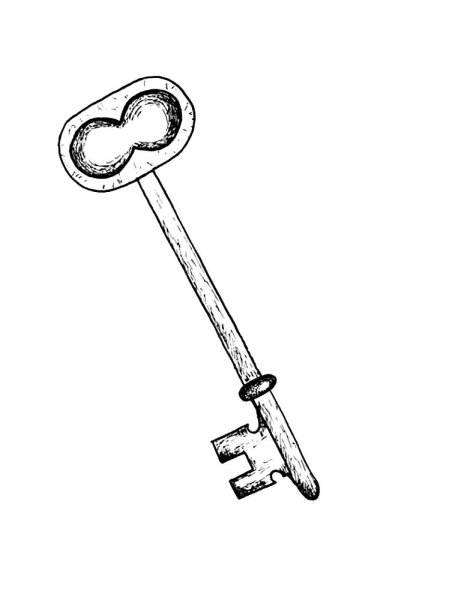 Ключ раскраска