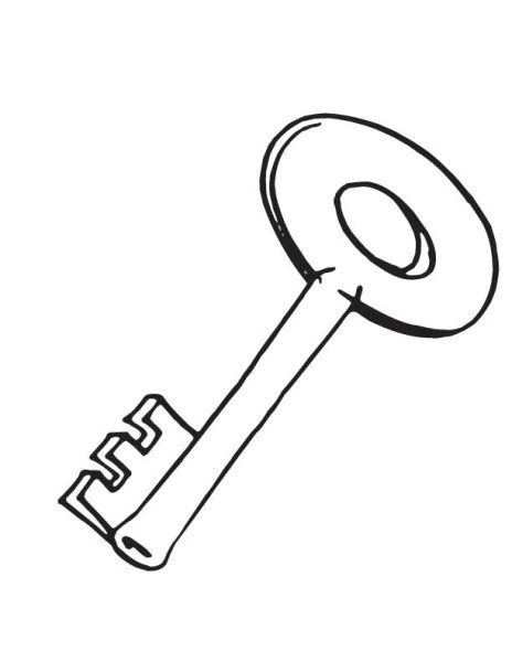 Нарисовать ключик