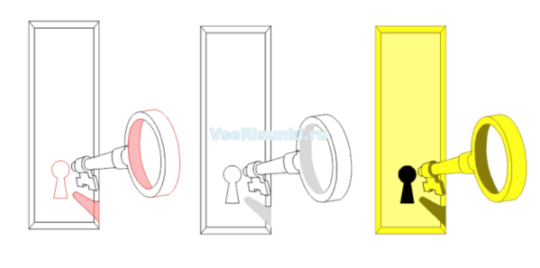 Ключ рисунок