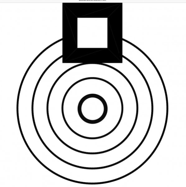 Мишени для Бенчреста 100 метров