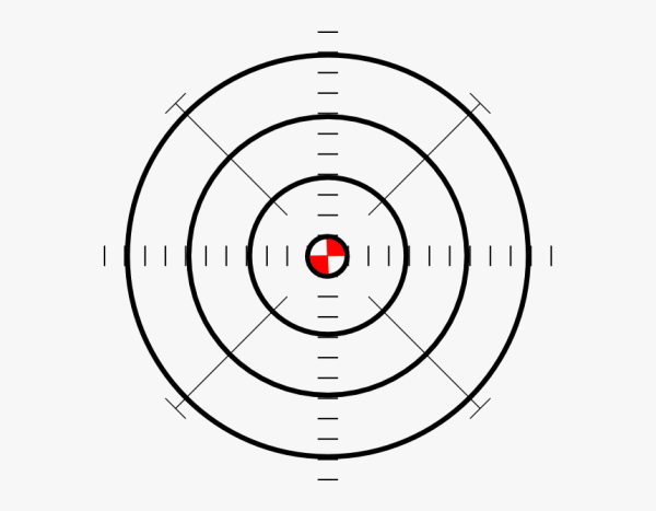 Мишень на прозрачном фоне