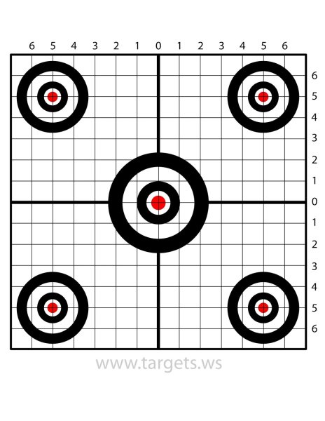 Мишень для стрельбы из нарезного оружия
