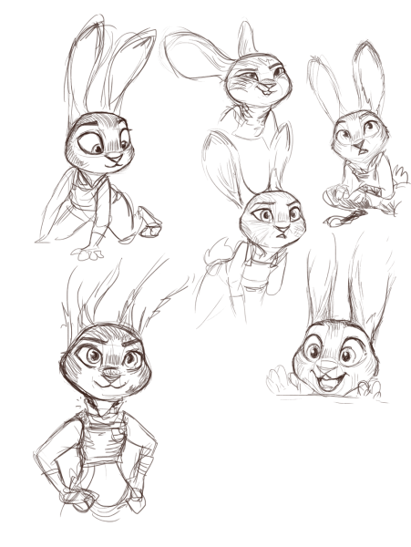 Рисование Джуди Хоппс