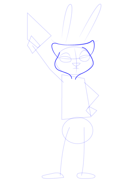 Джуди Хопс поэтапно