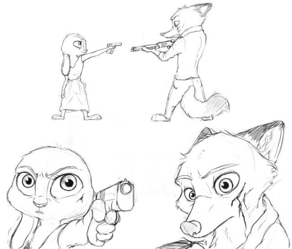 Раскраска Зверополис Ленивец