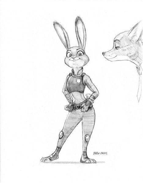 Джуди Хопс скетчи