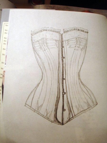 Зарисовки корсетов