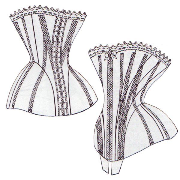 Лекала корсета