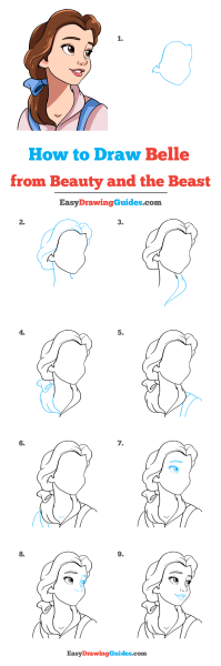 Рисунок Бэлль поэтапно