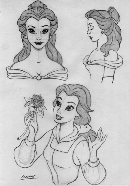 Скетчи Белль